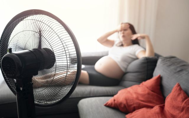 Pregnant people are vulnerable to hot weather